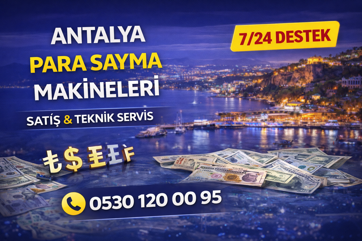 Antalya Para Sayma Makineleri Satış & Teknik Servis