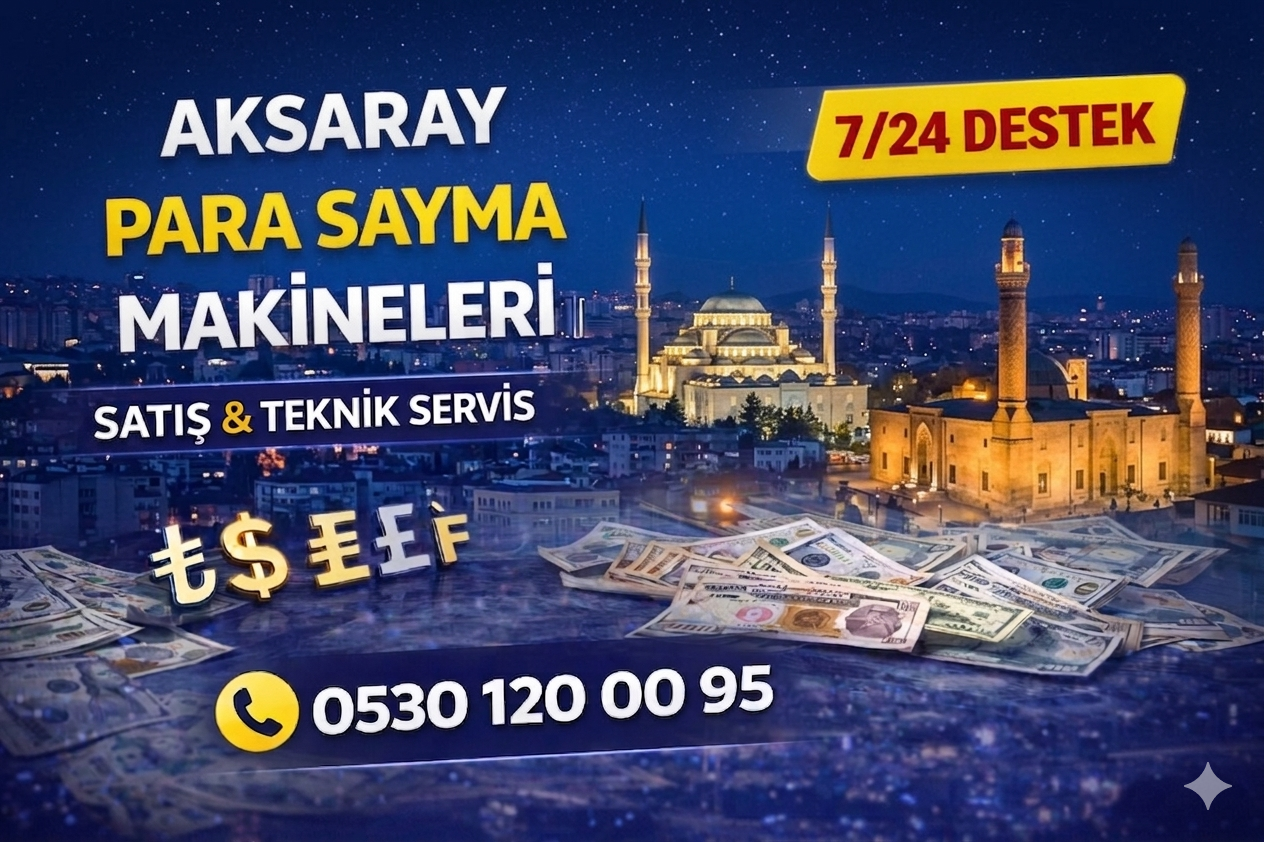 Aksaray Para Sayma Makineleri Satış & Teknik Servis